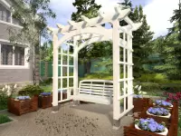 Качель из дерева фото