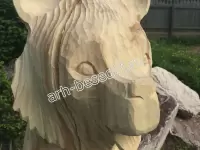 Скульптура "Медведь с бочонком"