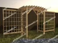 Шпалер деревянный садовый