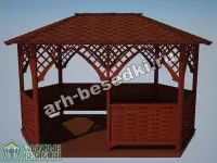 Садовая беседка "Коломенская"