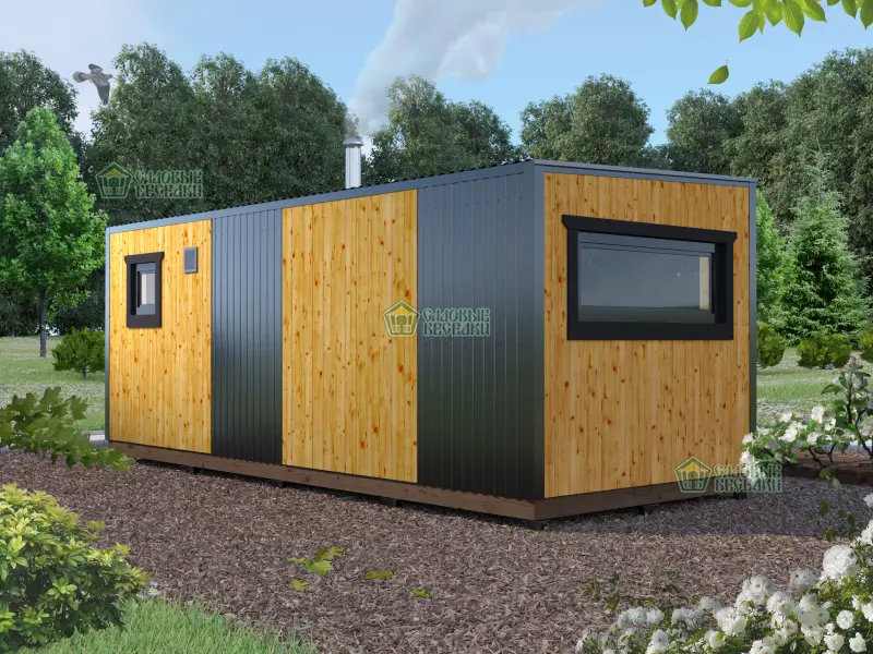 Баня ”Скандинавия” с увеличенной комнатой отдыха 6