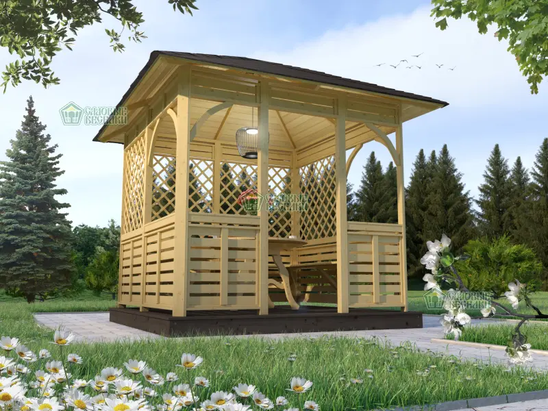 Беседка для дачи фото 7