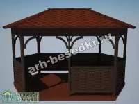 Садовая беседка "Пражская"