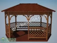 Садовая беседка "Добрынинская"