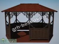 Садовая беседка "Новогиреево"