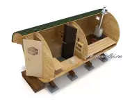 Баня бочка "Четверочка" Длина 4 м