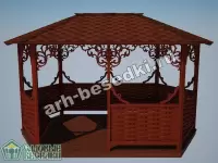 Садовая беседка "Новогиреево"