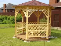Беседка садовая деревянная "Арка"