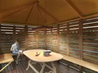 Беседка в ЛОФТ стиле «Country house» 3x4 интерьер