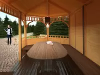 Беседка деревянная \"Сосновая\"