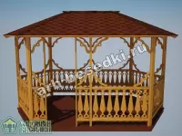 Садовая беседка "Спартак"