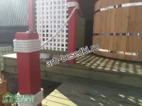 Большая пергола под купель