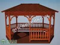 Садовая беседка "Теплый стан"