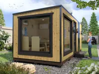 Баня «Скандинавия» с душевой фото 3