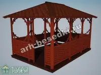 Садовая беседка "Кашира"