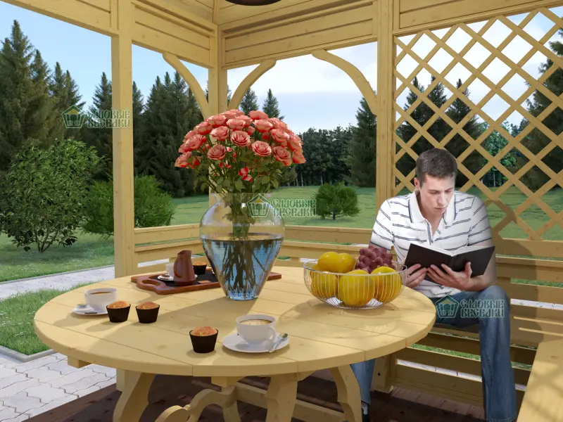 Беседка для дачи фото 6