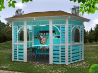 Деревянная беседка \"Бирюза-2\"