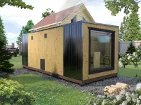 Баня «Скандинавия» с душевой фото 5