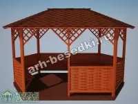 Садовая беседка "Бабушкинская"