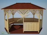 Садовая беседка "Коломенская"