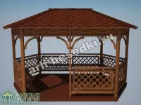 Садовая беседка "Бауманская"