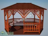 Садовая беседка "Каширская"