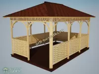 Садовая беседка "Подольск"