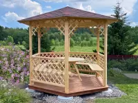 Беседка для дачи "Сетка" - фото 2