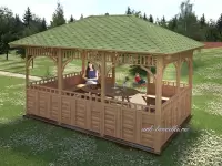 Беседка "Садовая" 3х4