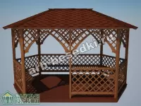 Садовая беседка "Беляево"