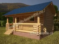 Проект сруба бани 4,5х6