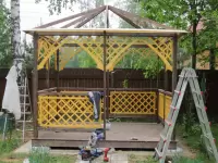 Беседка квадратная 3х3