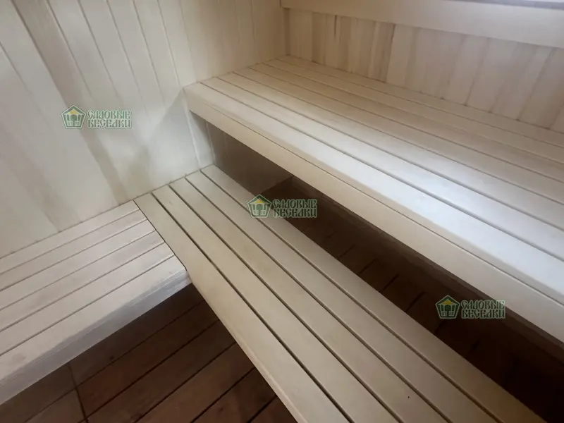 Баня Север 6х2,5 комплектация Premium интерьер фото 4