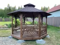 восьмигранная беседка 4х4 фото 2