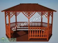 Садовая беседка "Боровицкая"