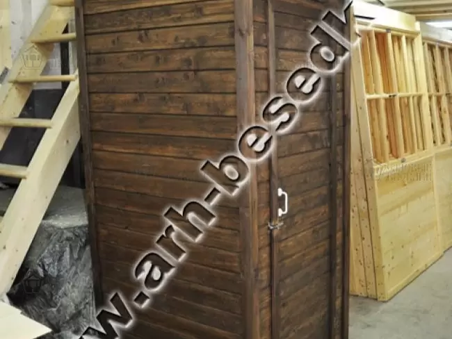 Туалет для дачи деревянный