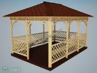 Садовая беседка "Пушкино"