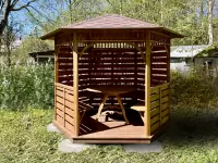 Беседка шестигранная фонарик №1