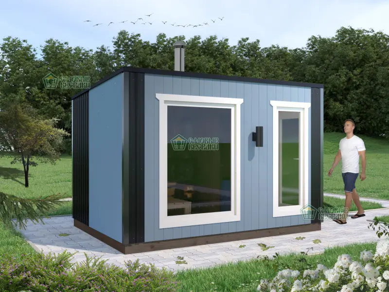 Каркасная баня «Мини» 2,5х3,5 фото 4