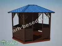 Садовая беседка "Монтера"