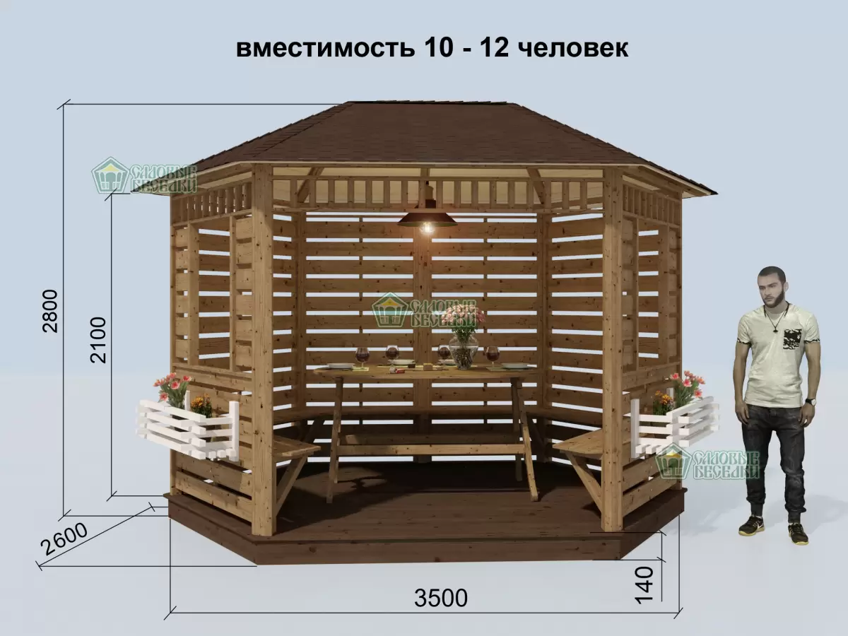 Беседка &amp;quot;Пальмира&amp;quot; по акции &amp;quot;Все включено!&amp;quot; №7