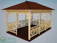 Садовая беседка "Троицк"