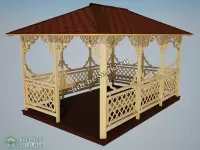 Садовая беседка "Куровск"