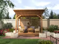 Беседка -веранда открытая фото