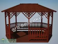 Садовая беседка "Боровицкая"