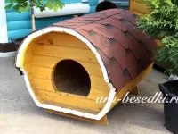 Будка для собаки  "Бочка средняя"
