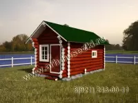 Баня рубленная 3х6
