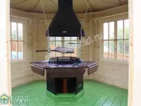 Гриль-беседка "Musta" 17 м 2