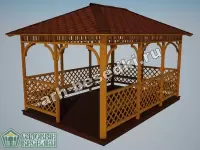 Садовая беседка "Пушкино"