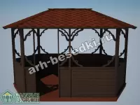 Садовая беседка "Планерная"